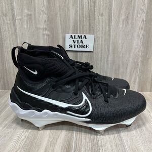 Nike Alpha Huarache NXT ‘Black White’ Baseball Cleats New DJ6517-001 Men sz 10.5